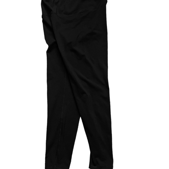 American Eagle black casual elastic tights joggers high rise Women Large - Picture 8 of 16